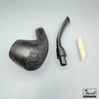 پیپ چوبی پیپسان مشکی با آتشگاه طرحدار 14031118 - Image 4