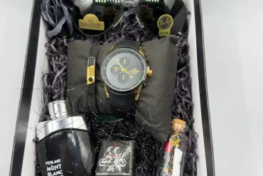 باکس هدیه مردانه مشکی برای ولنتاین - انتخابی شیک و خاص 14031108