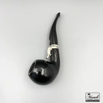 پیپ چوبی Vauen مشکی با حلقه آفتاب پرست 14031206 - Image 3