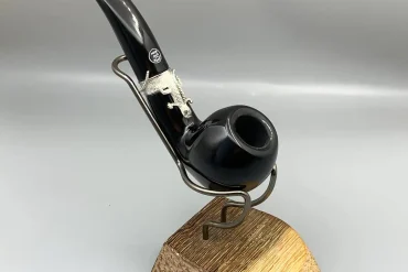 پیپ چوبی Vauen مشکی با حلقه آفتاب پرست 14031206