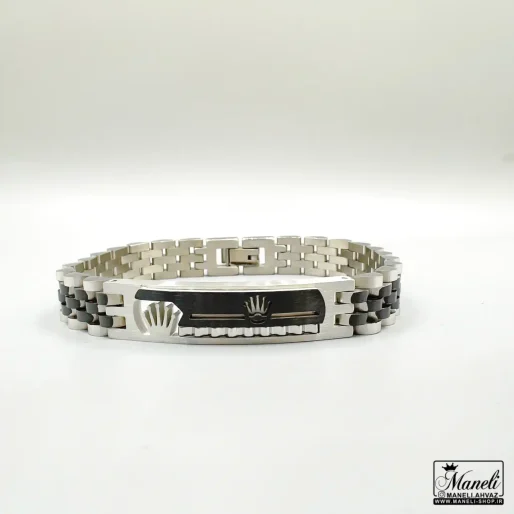 bracelet rolex blacksilver1