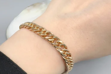 دستبند کارتیر یونیسکس ژوپینگ طلایی 20 سانت | رنگ ثابت 14031149