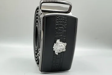 کمربند چرم مردانه ریلی با لوگوی ورساچه 140311103