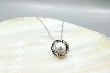 گردنبند تک مروارید ژوپینگ | رنگ ثابت و ضدحساسیت 14031190