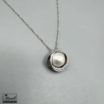 خرید گردنبند تک مروارید ژوپینگ