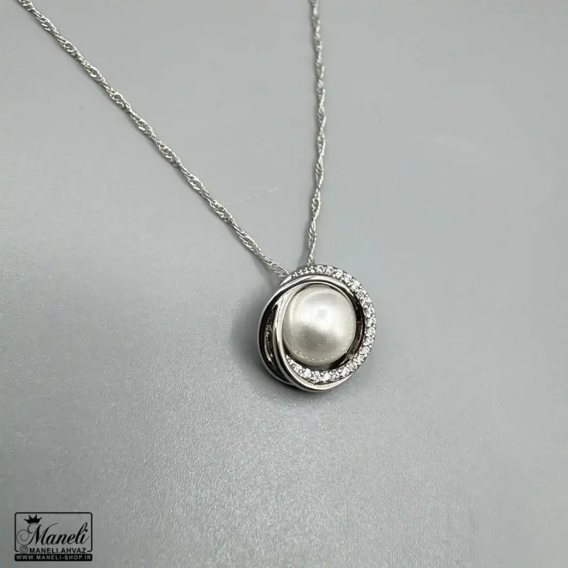 خرید گردنبند تک مروارید ژوپینگ