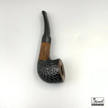 پیپ چوبی ساوینلی آتشگاه طرح دار مشکی قهوه ای 14031204 - Image 4