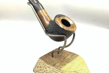 پیپ چوبی ساوینلی آتشگاه طرح دار مشکی قهوه ای 14031204