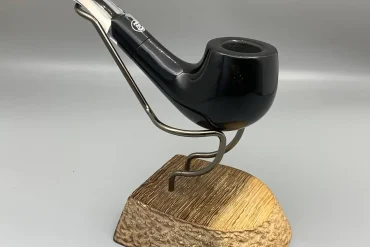 پیپ چوبی Vauen مشکی با دسته شفاف | خاص و متفاوت 14031207