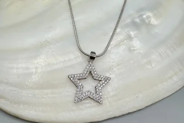 خرید گردنبند ستاره نگین دار ژوپینگ