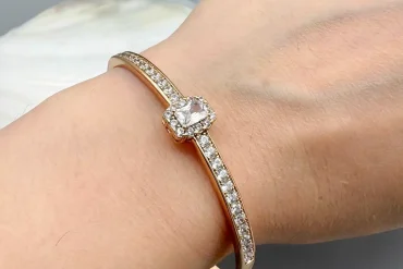 دستبند النگویی ژوپینگ نگین دار | ضدحساسیت 14031169