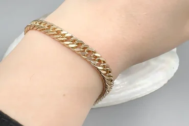 دستبند کارتیر زنانه ژوپینگ طلایی | ضدحساسیت 14031148