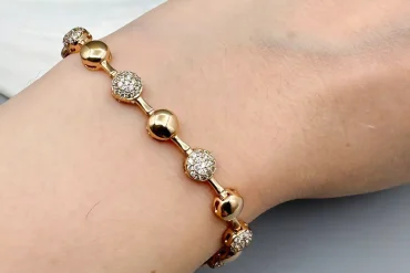 دستبند زنانه ظریف و شیک ژوپینگ | رنگ ثابت | ضدحساسیت 14031180