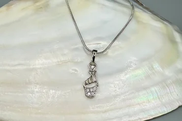 گردنبند دست قلب ژوپینگ | رنگ ثابت ، ضدحساسیت