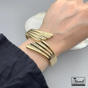 دستبند بنگل پهن استیل