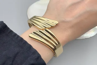 دستبند بنگل پهن استیل