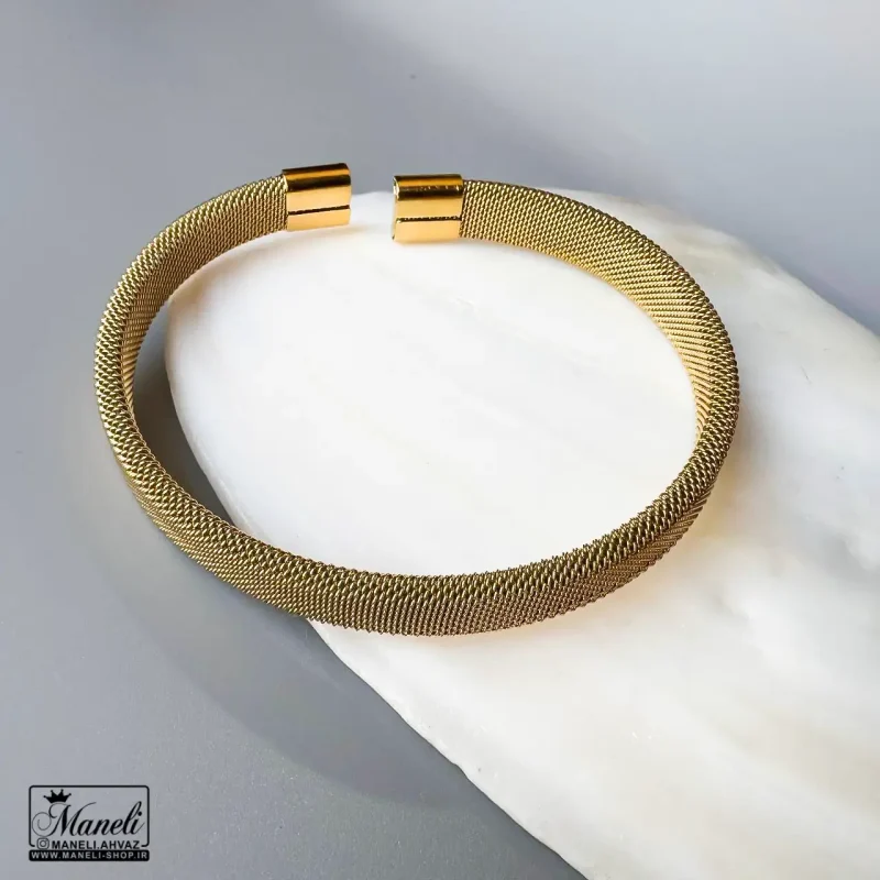 bangle steel gold 2