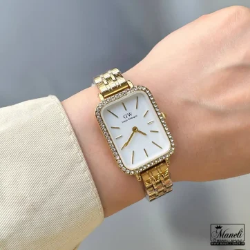 ساعت زنانه دنیل ولینگتون DW صفحه دور نگین مستطیل 14031223