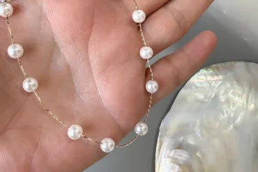خرید گردنبند مرواریدی ژوپینگ رنگ ثابت