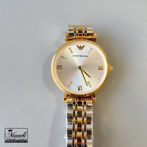 silverGold emporioarmani watch 4