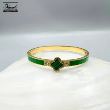 خرید دستبند ونکلیف زنانه سبز | رنگ ثابت