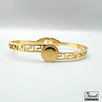 خرید دستبند النگویی ورساچه طلایی