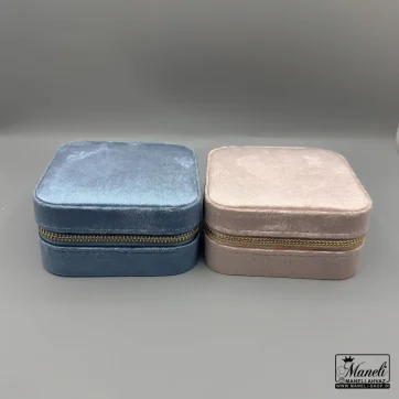 جعبه جواهرات مسافرتی مخملی 10*10 - 14040207