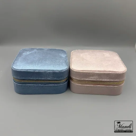 جعبه جواهرات مسافرتی مخملی 10*10 - 14040207