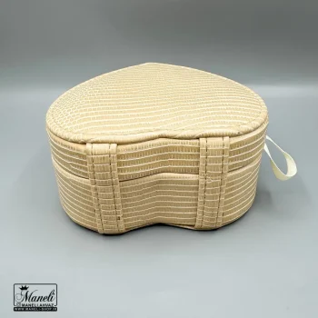 جعبه جواهرات مسافرتی طرح قلب آینه دار 14040206 - Image 3