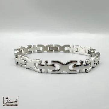 خرید دستبند پسرانه خفن استیل