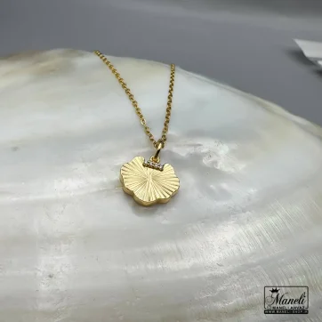 گردنبند دخترانه طرح طلا ظریف