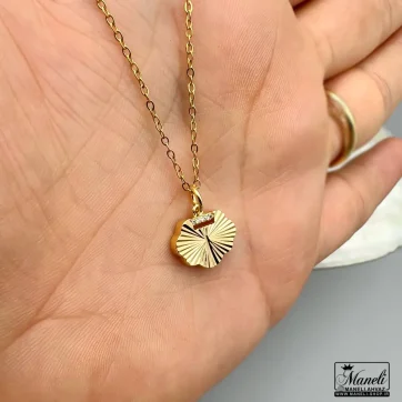 خرید و قیمت گردنبند دخترانه طرح طلا ظریف