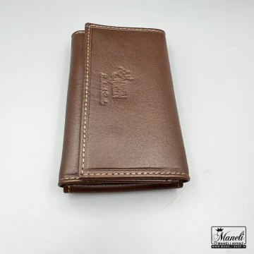 کیف جاکلیدی و جاکارتی چرم طبیعی | رنگ قهوه ای 14040197 - Image 3