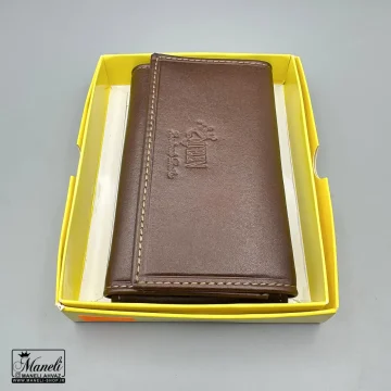 کیف جاکلیدی و جاکارتی چرم طبیعی | رنگ قهوه ای 14040197