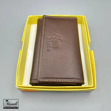 کیف جاکلیدی و جاکارتی چرم طبیعی | رنگ قهوه ای 14040197