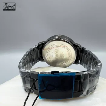 ساعت مردانه رینگی مشکی با صفحه آبی | موتور چین + ویدیو 14040126 - Image 3