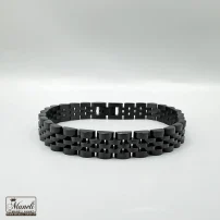 خرید دستبند رولکس مردانه مشکی 10 میل