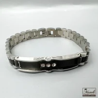 rolex bracelet blacksilver a2