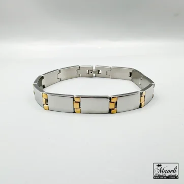 خرید دستبند مردانه نقره ای | 9 میل
