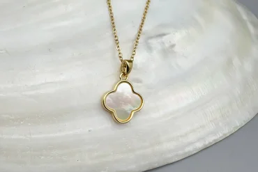 گردنبند ونکلیف سفید | استیل - رنگ ثابت