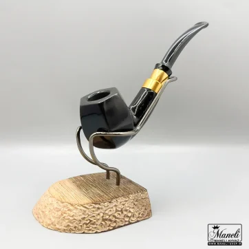 پیپ چوبی کاپیتان بلک مشکی با آتشگاه شش ضلعی