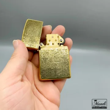 فندک لاکچری بنزینی chief طلایی 14040218