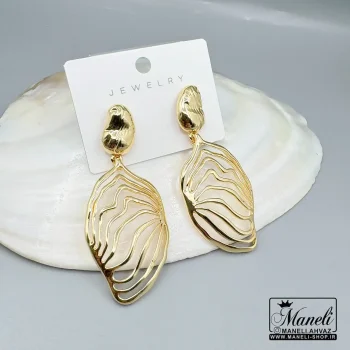 گوشواره استیل دفرمه فشن – رنگ ثابت با آبکاری درجه یک14040326 - Image 2