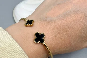 دستبند (بنگل)ونکلیف دوگل مشکی 14040301