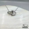 خرید هدیه ی عاشقانه (گردنبندقلبی) رنگ سیلور|14040464 - Image 2