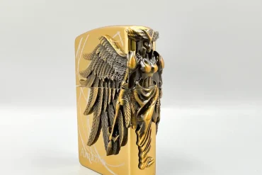 فندک گازی بال فرشته طلایی | گازی 140404104