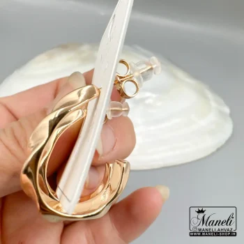 گوشواره برند xuping |رنگ ثابت و مناسب استایل اسپرت تا مجلسی14040415 - Image 4