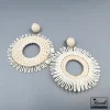 گوشواره حصیری تابستانه سبک و راحت|گوشواره ترند|140404110 - Image 2