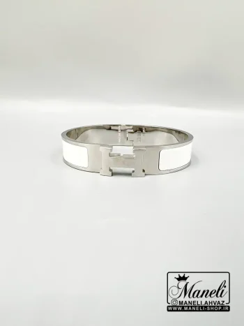 دستبند مدل هرمس|  Hermes اصل فرانسه | قفل اصلی، ۳ لایه آبکاری طلا 14040405 - Image 6