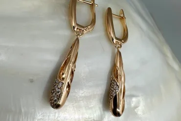 گوشواره ژوپینگ رنگ ثابت حلقه‌های مناسب استفاده روزمره بدون حساسیت|14040433